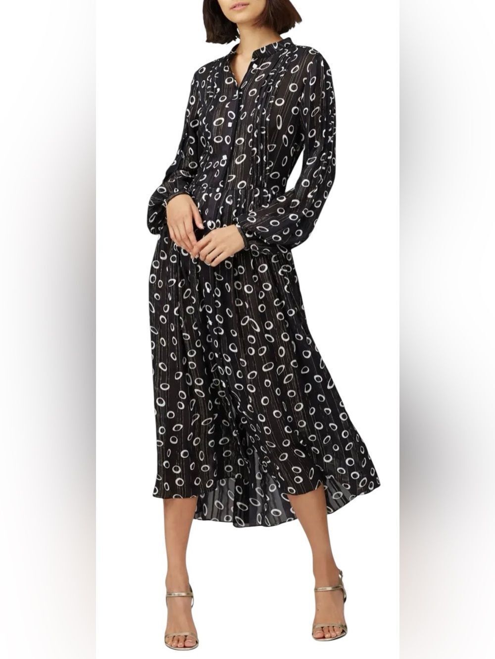 SALONI Raquel Button Down Dress Size 4